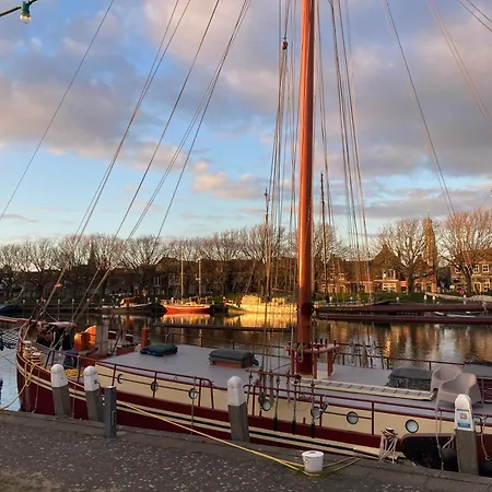Nyaraló Enkhuizer Asami San Erste Reihe Mit Zaun Haus Nr 262 Enkhuizen